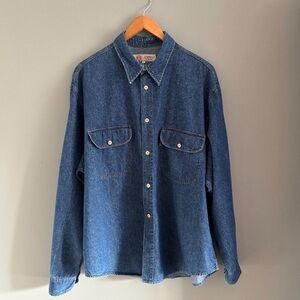 Vintage Loewe Denim Button Down Shirt